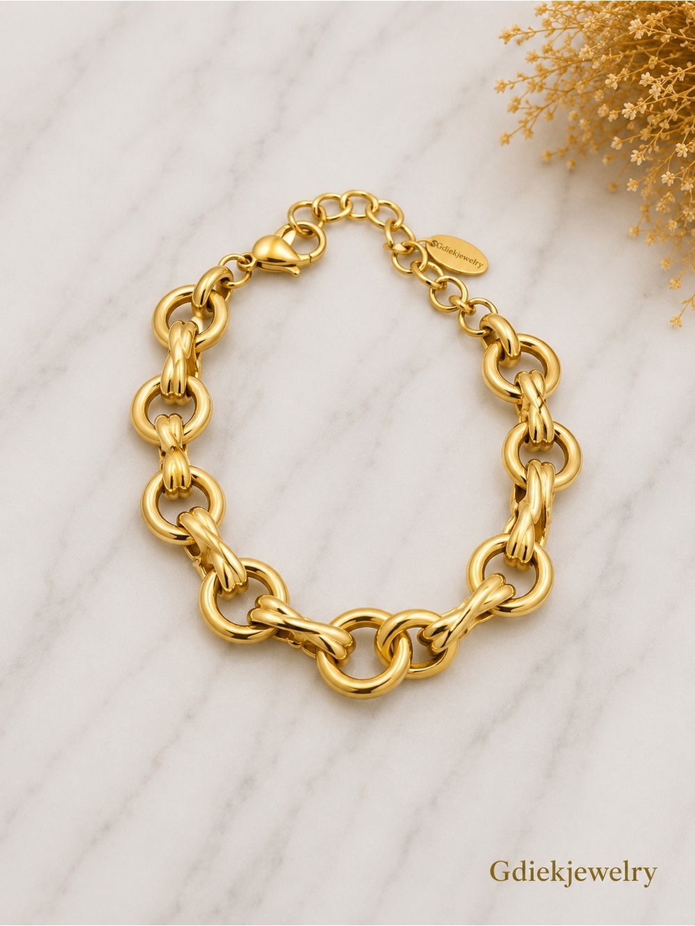 Goldfilled  Link Chain Bracelet